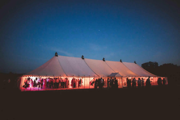 Traditional Canvas Marquee Hire | White Horse Marquees