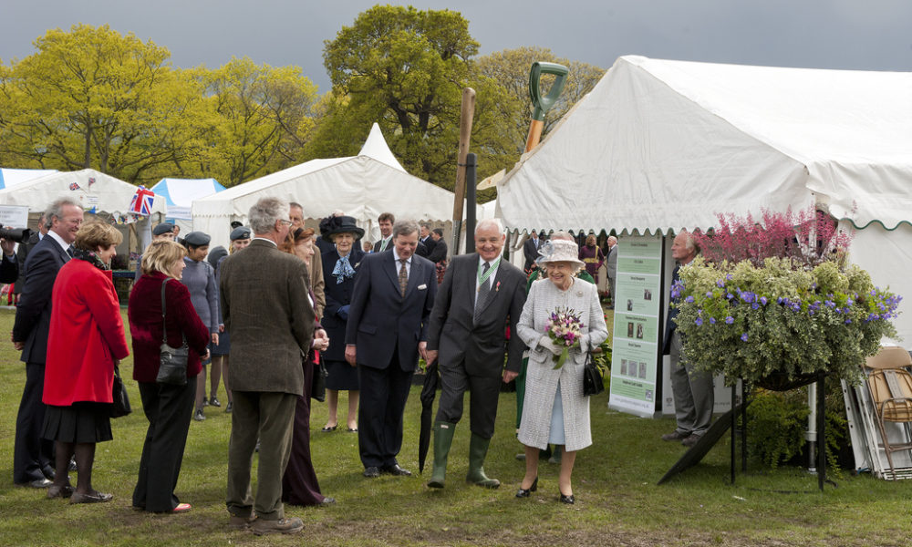 queen with various tents