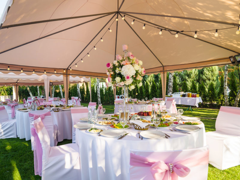 Wedding,Banquet,Tents,Outdoor