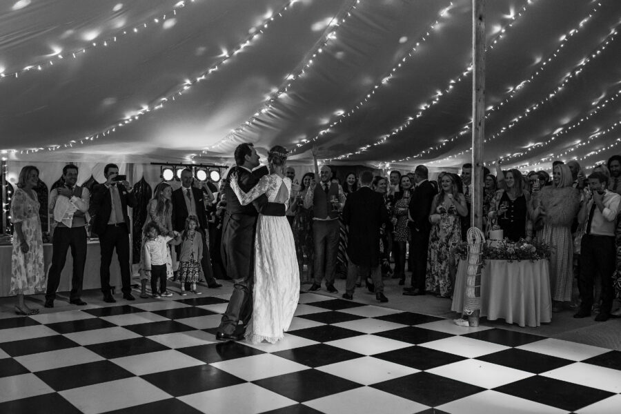 First Dance Black and White